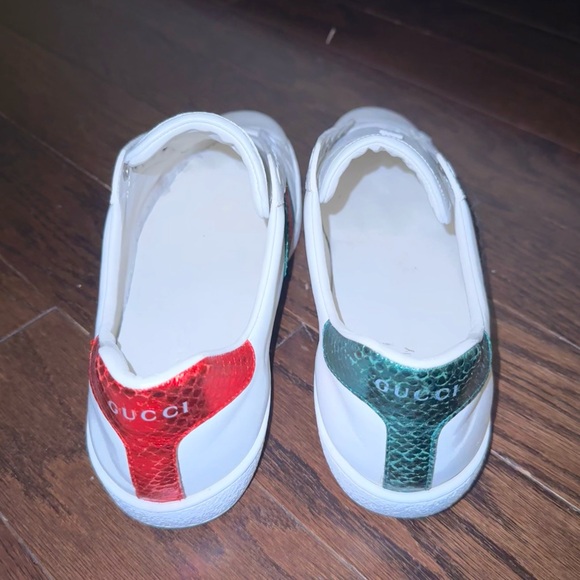 Gucci Ace Embroidered Leather Snake Sneaker 2016 8.5US - Picture 5 of 8